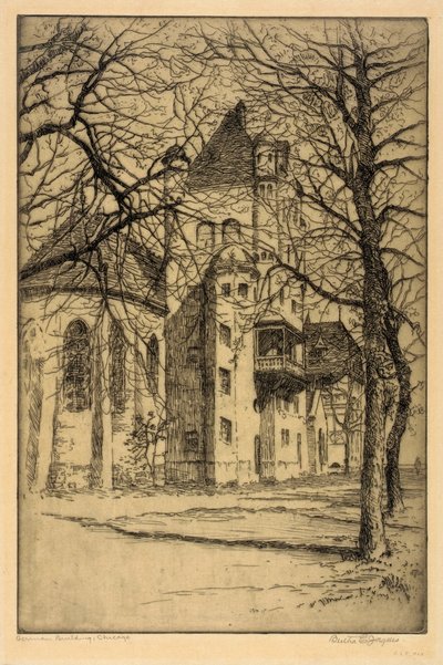 Edificio alemán, Chicago de Bertha Evelyn Jaques