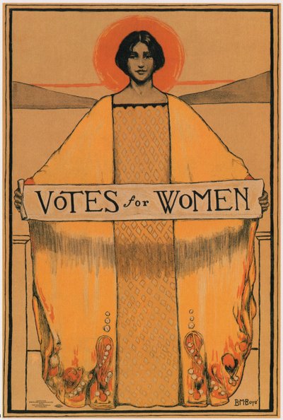 Voto para las mujeres - Boye, Bertha Margaret (1883-1930) - 1911-1913 - Litografía en color - Colección privada de Bertha Margaret Boye