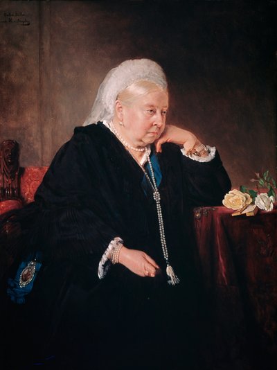 Retrato de la Reina Victoria (pintura) de Bertha Muller