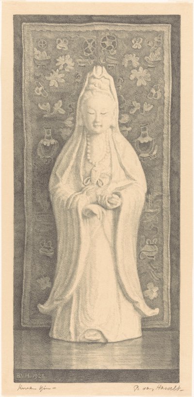 Kwan Yin (título original del objeto) de Bertha van Hasselt (signed by artist)