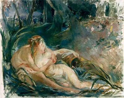 Apolo Apareciendo a Latona, después de Boucher de Berthe Morisot