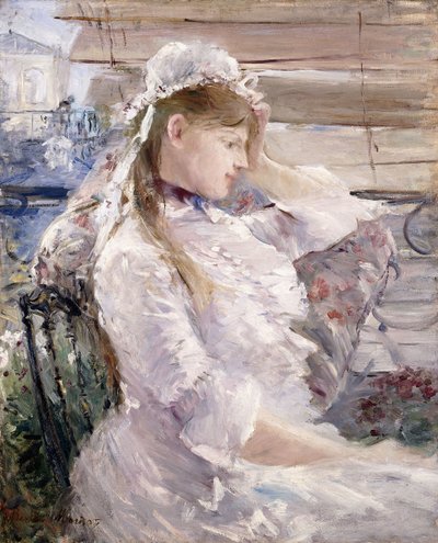Detrás de las persianas, 1879 de Berthe Morisot