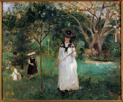 Caza de mariposas de Berthe Morisot
