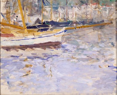 El puerto de Niza de Berthe Morisot