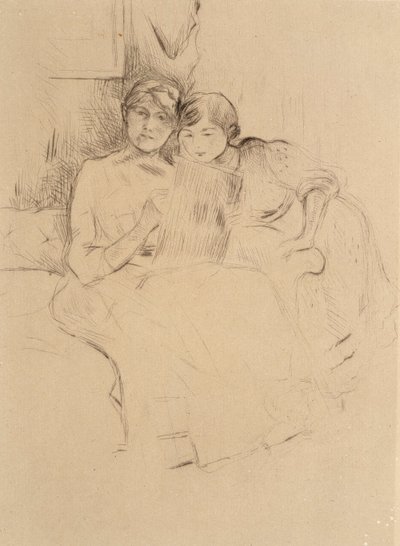 Lección de dibujo de Berthe Morisot