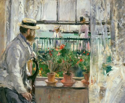 Eugene Manet (1834-92) en la Isla de Wight de Berthe Morisot
