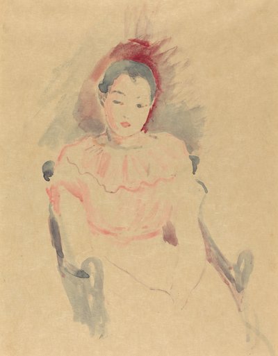 Niña sentada, 1894 de Berthe Morisot