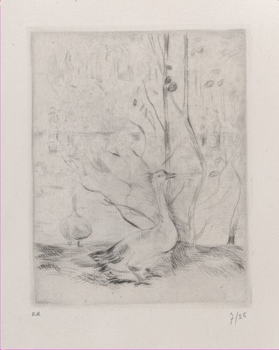 Ganso, 1889 de Berthe Morisot