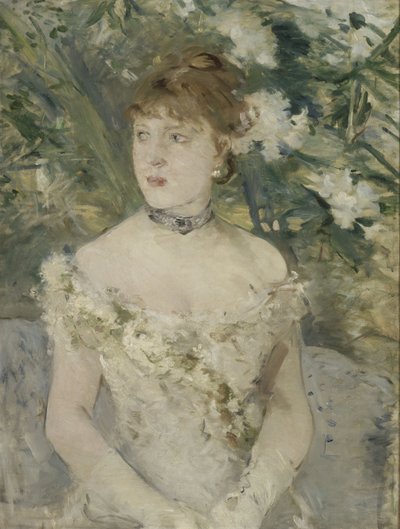 Joven en el baile de Berthe Morisot