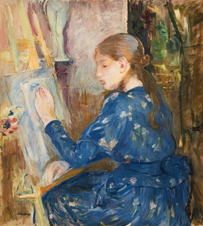 Joven escribiendo de Berthe Morisot