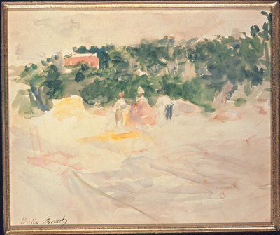 La cosecha en Bougival, 1882 de Berthe Morisot