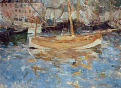El puerto de Niza de Berthe Morisot