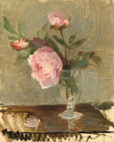 Peonías, c. 1869 de Berthe Morisot