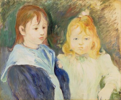 Retrato de dos niños, 1893 de Berthe Morisot