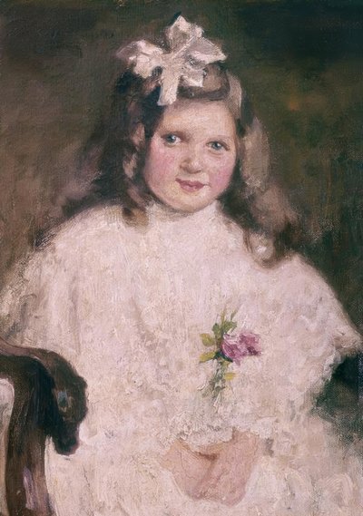 Retrato de su hija (siglo XIX) de Berthe Morisot