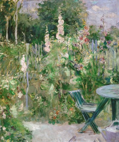 Rosas Tremieres (Malvarrosas) de Berthe Morisot