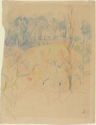 Paisaje de primavera, c. 1890-1891 de Berthe Morisot