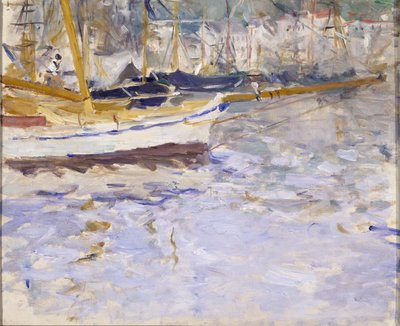 El Puerto de Niza, Invierno 1881-82 de Berthe Morisot