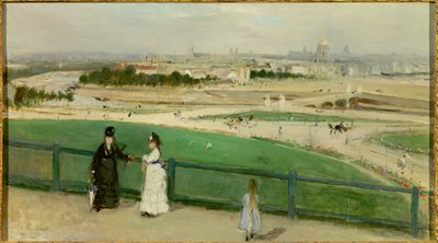 Vista de París desde las alturas del Trocadero de Berthe Morisot