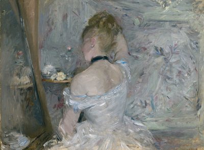Mujer en su tocador, 1875-1880 de Berthe Morisot