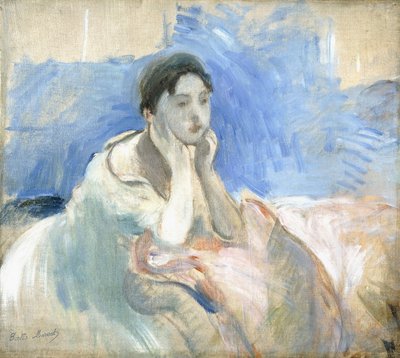 Joven inclinada, 1894 de Berthe Morisot