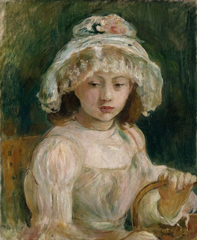Niña con sombrero de Berthe Morisot