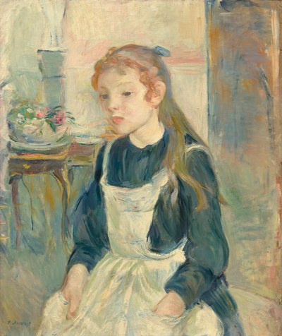 Niña con delantal de Berthe Morisot