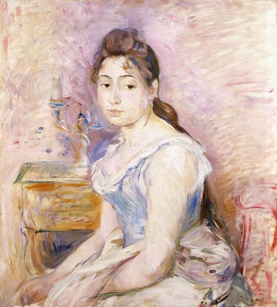 Joven con corsé azul, 1891 de Berthe Morisot