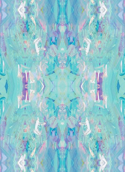 Aqua, 2014 (técnica mixta, impresión digital) de Beth Travers