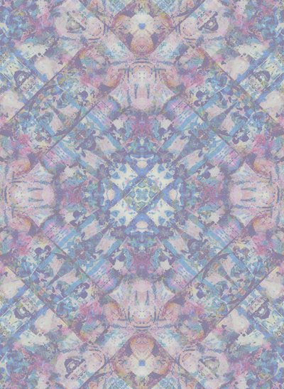 Spring Geo, 2015 (técnica mixta, tinta, transferencia térmica, acuarela, ilustración, digital) de Beth Travers
