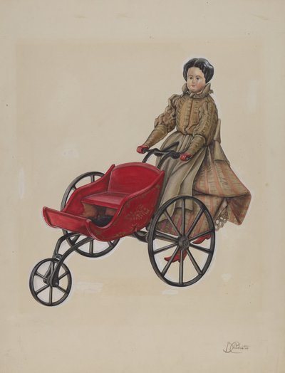 Carrito y Muñeca de Beverly Chichester
