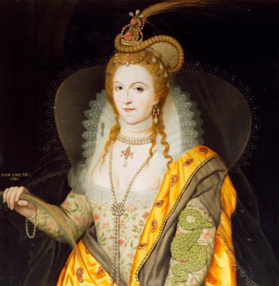 Isabel I (óleo sobre lienzo) de Biagio Rebecca