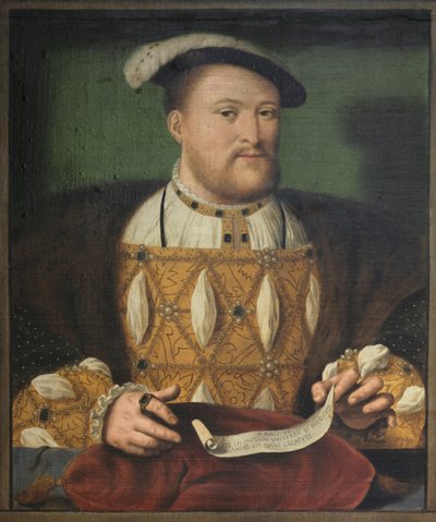 Retrato del Rey Enrique VIII, c. 1544 c. 1800 de Biagio Rebecca