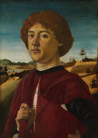 Retrato de un Joven, probablemente ca. 1470 de Biagio d