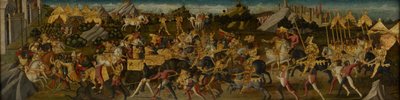 Escipión el Africano derrotando a Aníbal, c.1470 de Biagio di Antonio