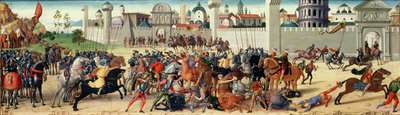 El sitio de Troya I: La muerte de Héctor, c.1490-95 de Biagio di Antonio
