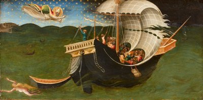 San Nicolás de Bari desterrando la tormenta, 1433-1435 de Bicci di Lorenzo