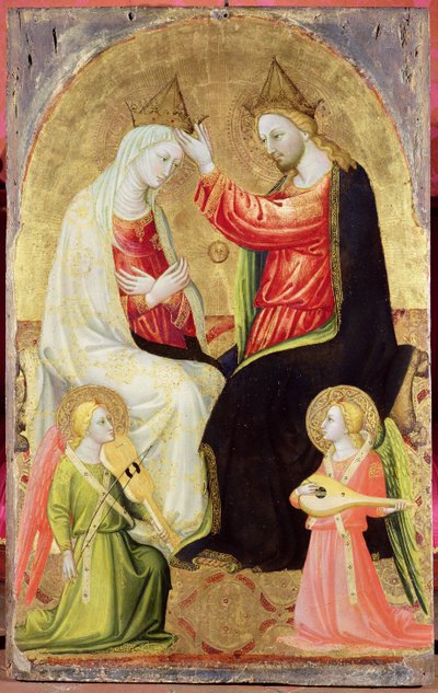 La coronación de la Virgen de Bicci di Lorenzo