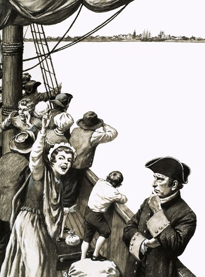 David Thomson no compartía el entusiasmo general mientras el barco se acercaba a Nueva Escocia. de Bill Lacey
