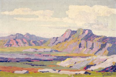 En el Desierto Pintado, Arizona de Birger Sandzen