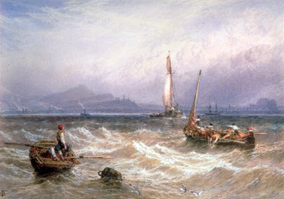 Paisaje marino de Birket Foster