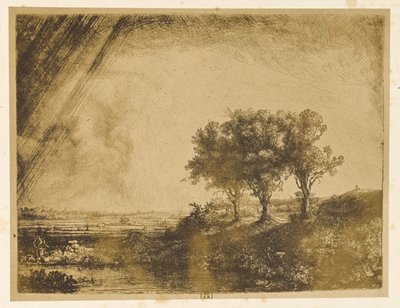 El paisaje de los tres árboles de Bisson Frères