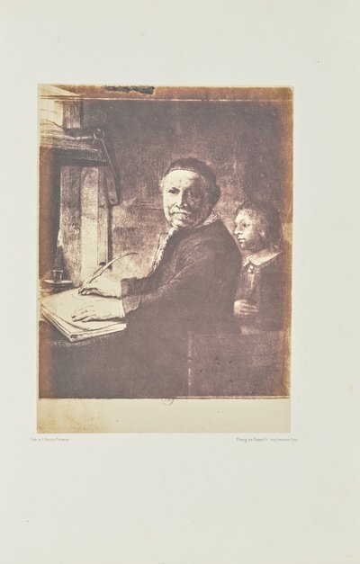 [Lieven Willemsz. van Coppenol, maestro de escritura: la placa más pequeña] de Bisson Frères