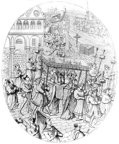 Procesión religiosa, 1449-1456 1849 de Bisson and Cottard