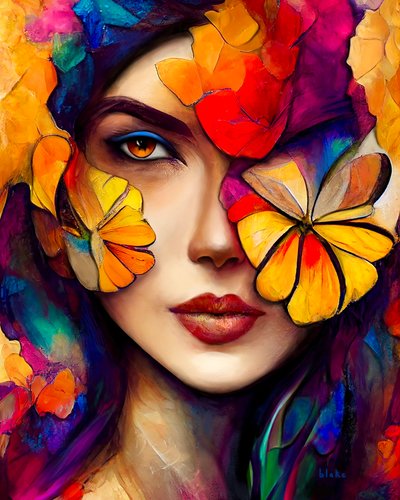 Flora Parable, c.2022 (Digital Art) de Blake Munch