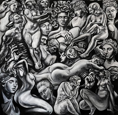 Las crónicas de Dioniso Número 6, c.2021 (Acrílico sobre lienzo) de Blake Munch