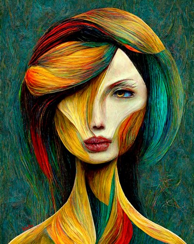Convertir a las mujeres en madera, c.2022 (Arte digital) de Blake Munch