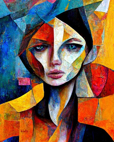Tu piel me hace llorar, c.2022 (Arte digital) de Blake Munch
