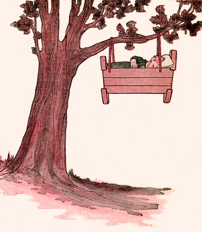 Hush-a-Bye Baby, ilustrado por Blanche Fisher Wright de Blanche Fisher Wright