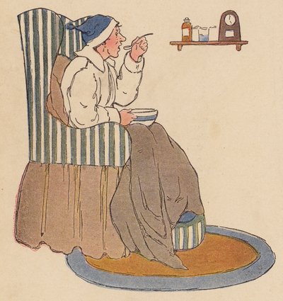 Canción infantil: El hombre de Tobago (litografía en color) de Blanche Fisher Wright